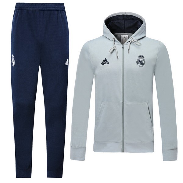 Trainingsanzug Real Madrid 2019-20 Blau Grau